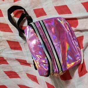 Holographic Chic Fanny Pack - Trendy Waist Bag for Festival & Daily Wear